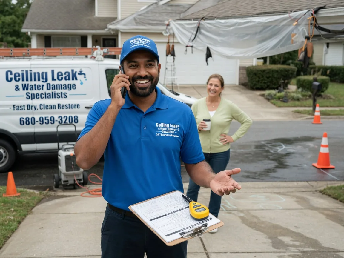 Ceiling Leak Cleanup Colmesneil, TX FAQs